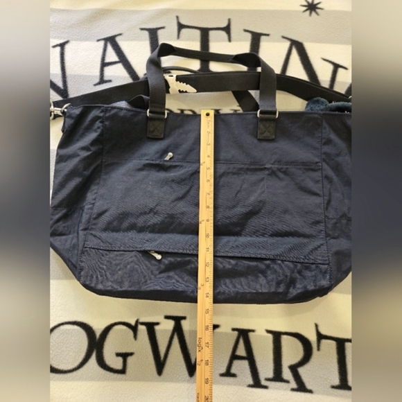 Kipling Bag Tote Black Travel Isaac NEW X Large Removable Strap Trolley Sleeve